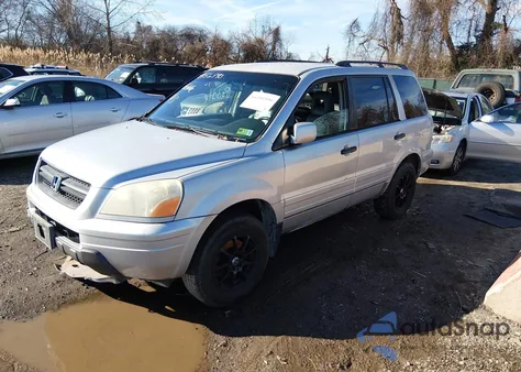 2003 Honda Pilot Ex-L z USA, uszkodzony, nr VIN 2HKYF18573H517231